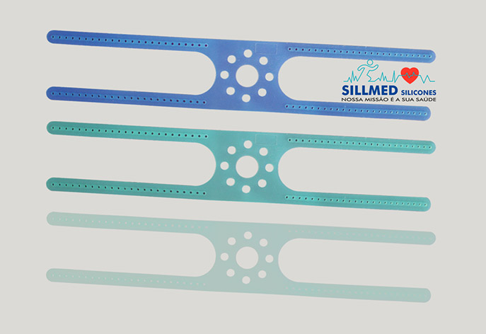 Presilhas em Silicone para máscaras de anestesia