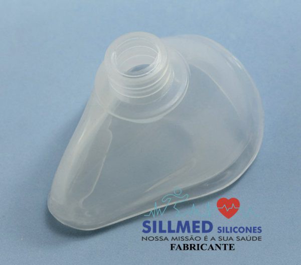 Mascara de proteção respiratória silicone